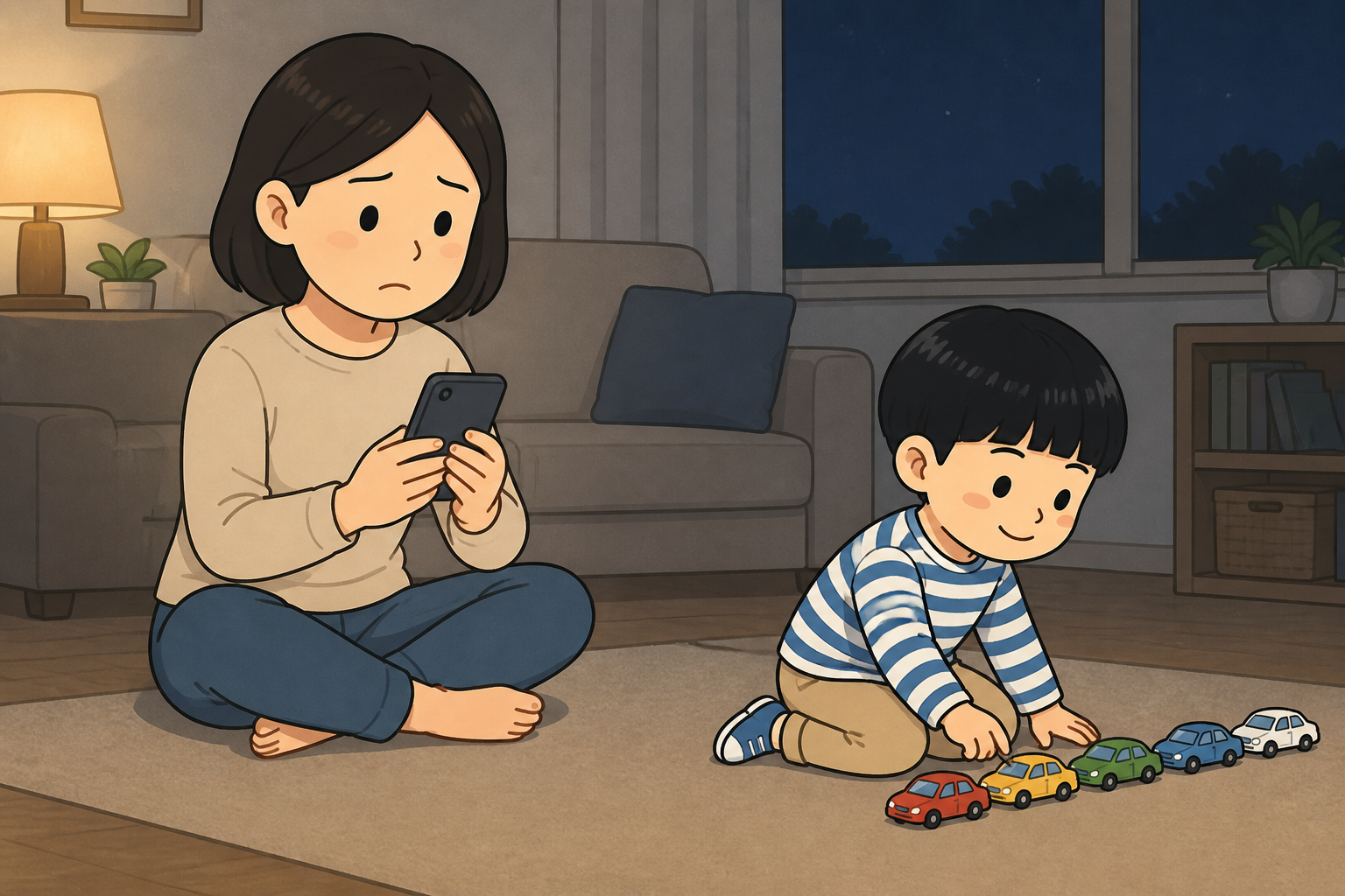 밤마다 자폐 초기 증상을 검색하며 걱정하는 보호자