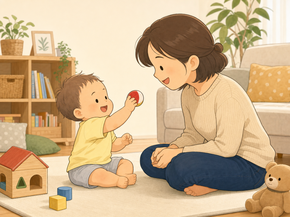 18개월 언어발달에서 단어 수보다 함께 살펴볼 것을 소개하는 이미지
